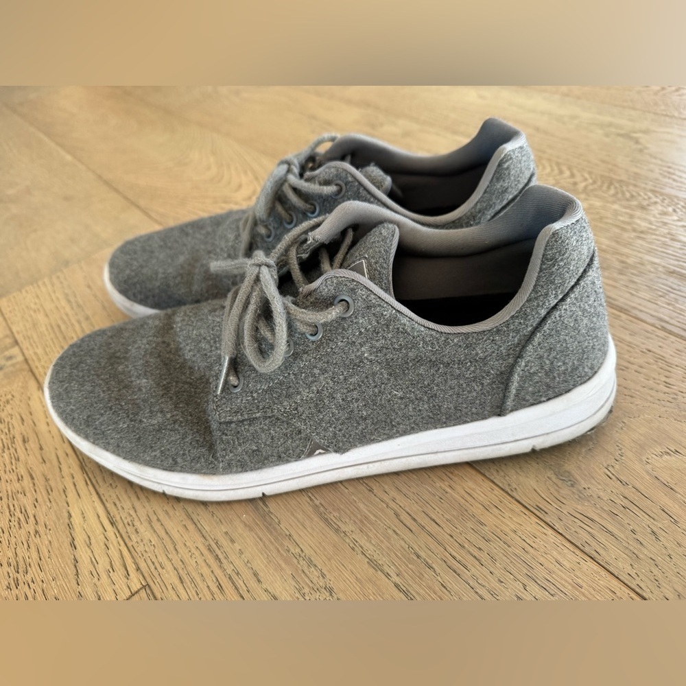 TravisMathew Men's The Daily Wool casual shoes in heather gray Size 11